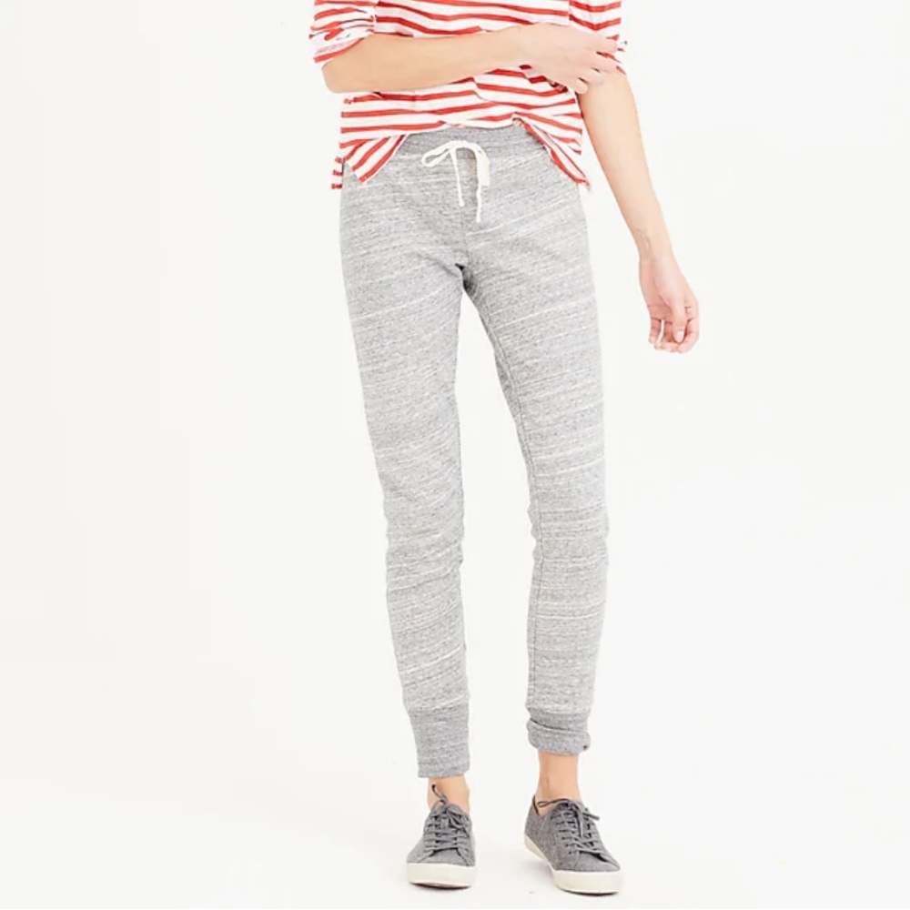 J.Crew Heather Grey Weekend Skinny Sweatpant - M